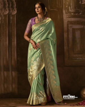 Green Art Silk Saree