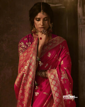 Red Art Silk Saree