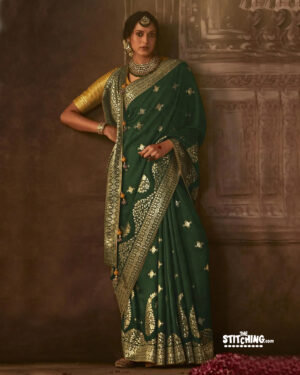 Green Art Silk Saree