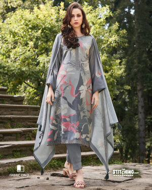 grey Dress Material
