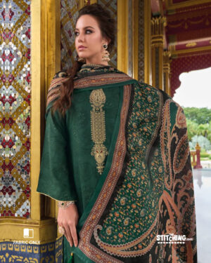 Green Dress Material