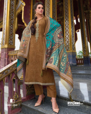 Brown Dress Material