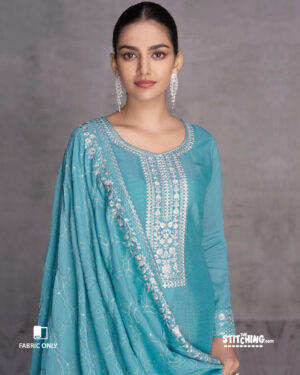 Blue Dress material