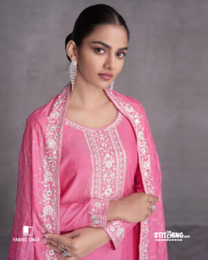 Pink Dress material