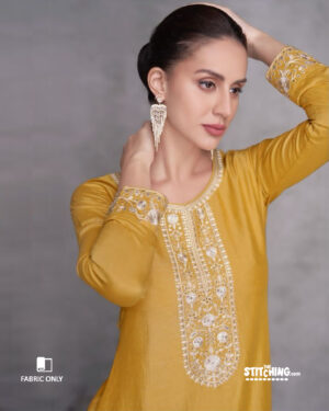 Yellow Dress material