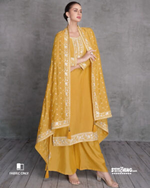 Yellow Dress material