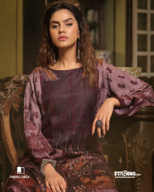 Violet Unstitched Dress Material