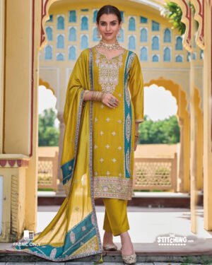 Yellow Dress Material