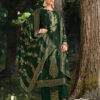 Green Unstitched Dress Material
