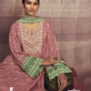 Pink unstitched salwar suit material