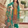 Green Unstitched Salwar Suit