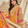 Yellow Unstitched Salwar Suit