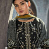 Black unstitched dress material