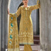 Yellow unstitched dress material