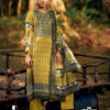Yellow Unstitched Dress Material