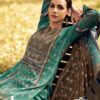 Green Unstitched Dress Material