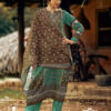 Green Unstitched Dress Material