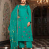 Green Unstitched Dress Material