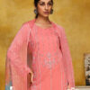 Pink Unstitched Dress material