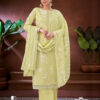 Green Unstitched Dress Material