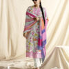 Pink unstitched dress material