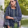 Blue Unstitched Salwar Suit