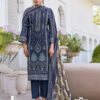 Blue Unstitched Salwar Suit