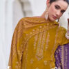 Yellow Unstitched Salwar Suit