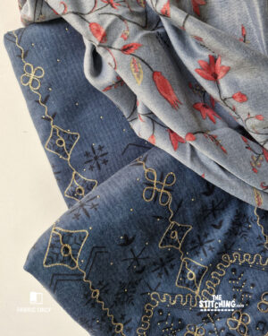 Blue Dress Material