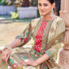 Brown Unstitched Dress material