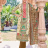 Brown Unstitched Dress material