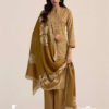 Yellow Unstitched Dress Material