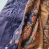Blue unstitched Fabric Material