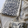 Off white Unstitched Salwar Suit