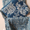 Blue unstitched dress material